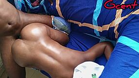 Homemade girlfriend bent over monster cock doggystyle dripping wet