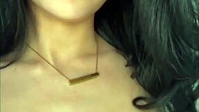 Slutty college exchange student squirts hard fingering her wet pussy on webcam