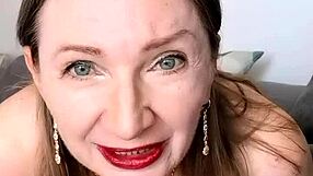 stepmom's huge tits heave as she delivers on stepson's lingerie toy promises pov