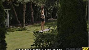 Daddy4K: Skinny 18+ Czech Teen Slut Reveals True Deepthroat Skills to Boyfriend's Horny Stepdad