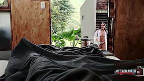 my husband's best friend took me to his cabin and fucked me with door open