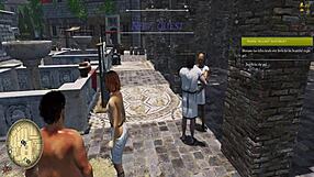 Lets Play Slaves of Rome Hermaphrodite Part 8: Hairless Italian Bdsm Shaved Pussy Anal Sex Slave Godseeker Action Unleashed.