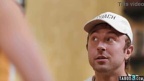 Coach rams monster cock up Khloe Kapri Kyler Quinn asses