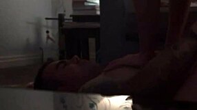 amateur wife with saggy big tits rides cock homemade style