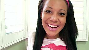 stacey day 19 yo cutie slurps big cock pov blowjob then swallows huge facial cumshot