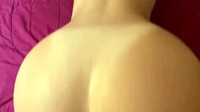 doggy hits my big ass perfect when my roommate pounds me rough from behind