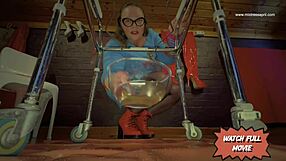 i'm mistress april your dominatrix serving fresh warm pee outdoors on my ebony pussy