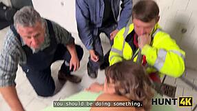 hunt4k's naughty elena puts on hot sex show for coworkers