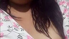 stepsister dives into homemade porn with her first real video