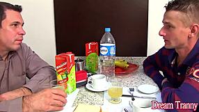 mariana lins trans ass overflows with cum post threesome