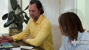 Boss Lady Jordan Maxx Pays with Pussy for Being Mean to Nerd Employees