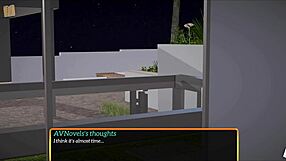 Redhead Teen Plays Homemade Game with New Family Crew