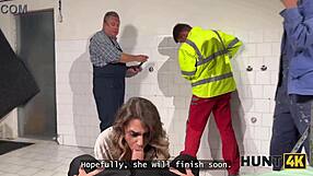 hunt4k's naughty elena puts on hot sex show for coworkers