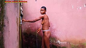 African slim lagos babe sherry bella cheats on boyfriend with ghetto lord's big black cock doggystyle