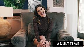 Chanel Camryn's Oiled Ass Shakes in Rough Anal Orgasms with Cum Cover