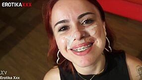 curvy redhead teen begs for monster cock oral deepthroat