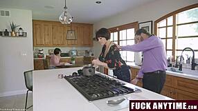 Stepdaddy pounds stepdaughter and wife in freeuse fuck anytime!