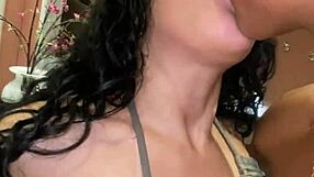 Gabi flores' tight 18yo ass rides bbc deep for interracial creampie