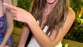 BIG COCK TASTES BETTER when Macey Meadows and Nicole Rae share juicy riding