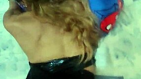 Best friend pounds petite Venezuelan model after costume party?