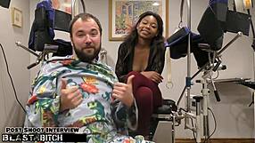 Helpless Minnie Rose Blasted in Latex Deepthroat POV