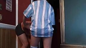 oh man in 金蹴り 110 she's really going for those balls kicking them hard