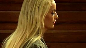 curvy slave's big tits lashed in lesbian bondage