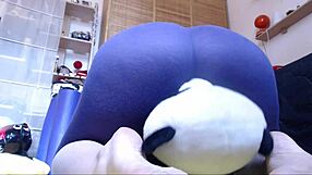 Nicoletta Noa Fills Favorite Stuffed Toy with Massive Squirting Orgasms, Pee and Wet Pussy Juices!