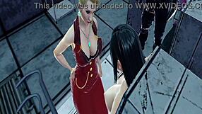 tifa endures ocelot's brutal machine tit torment