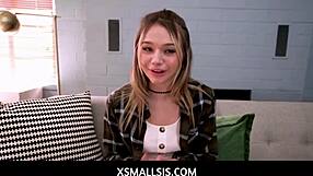 Xsmall 18+ Stepsis Mia Kay Gives POV Blowjob and Fuck to Help Lose Virginity