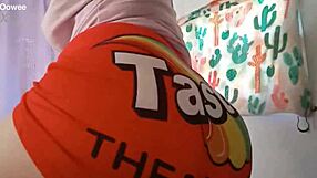 Curvy Blonde Milf Worships Big Black Cock in Bedroom Submission