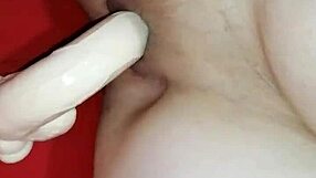 Nalgona bounces her thick curves while playing with dildos and toys all around