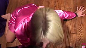 BLONDE SUCKS MIDGET DICK BBC GROUP CUM COVER