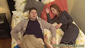 Mature stepmom bends over for intense ass pounding