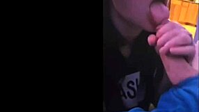 Sloppy Big Tits Wife Gags on Small Cock Close-Up Facial