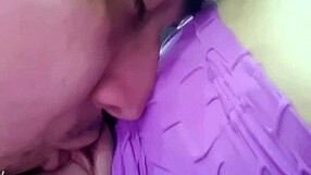 safada do clitóris grande waited for me to eat her out in the car pov style