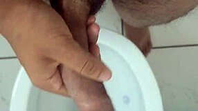 Brazilian Amateur Strokes Monster Cock Hard In Bathroom Day One