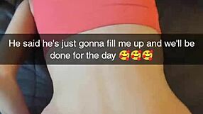 Cheating Yoga Milf Fucks Instructor Cuckold Creampie Snapchat!