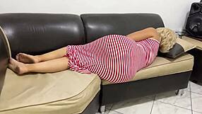 that tight dress hugs her huge latina milf ass so provocatively i can't resist