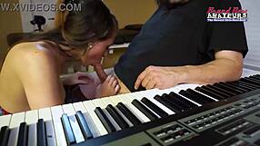 lovely brunette cloe deepthroats huge cock doggystyle then swallows hot facial cumshot