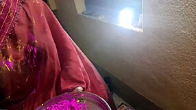 first time holi fest with neighbor's wife... so hot 😍🔥