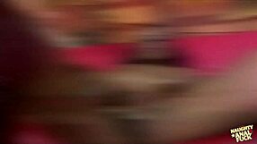 man, this nasty slut's big fake tits bounce wild during her deepthroat dp from two lucky studs... unreal!