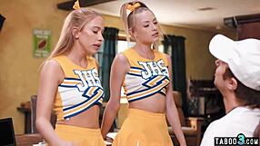 Coach rams monster cock up Khloe Kapri Kyler Quinn asses