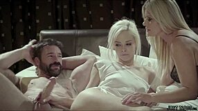 yo can i hop in with cute blonde teen and old foster dad fuck?