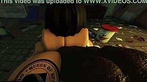 Blacked roblox bitch pussy wrecked by monster bbc late night fuck!