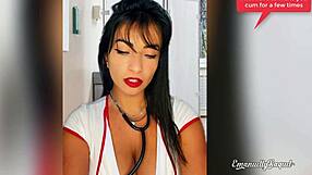 Emanuelly Raquel Sexy Nurse Roleplay Cumshower Mouth Tits Relief