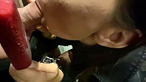 Public Flashing Leads to Elevator Deepthroat Footjob Rimjob Sloppy Mess