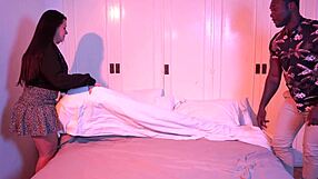 colombian bbc pounds big titted argentinian's ass bent over after home welcome