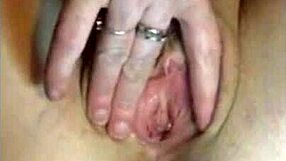 redhead's soaked flexible body fingerbangs shaved pussy to cum