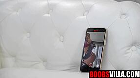 come home early to sharon white sucking thomas stone's cock like a horny milf